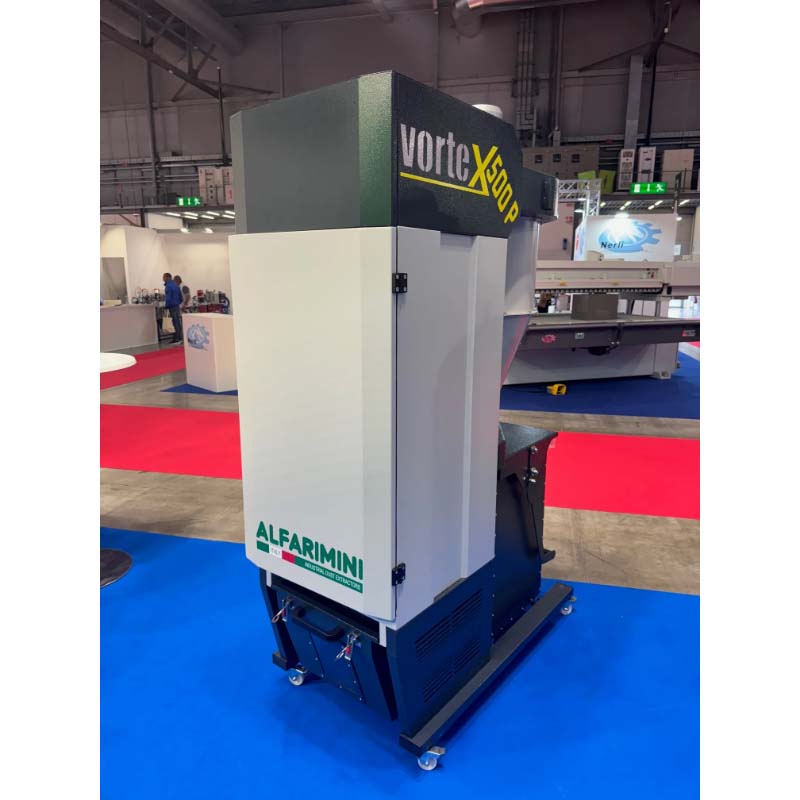 Alfarimini Vortex 500P Cyclone Dust Collector Back view zoomed out