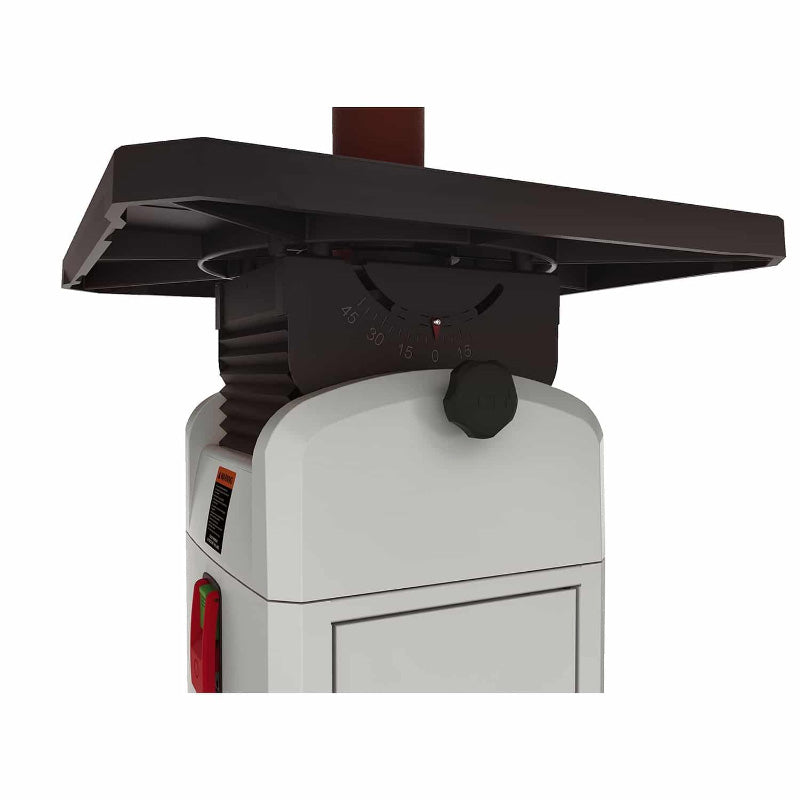 JET JOSS-S Oscillating Spindle Sander top, zoomed in
