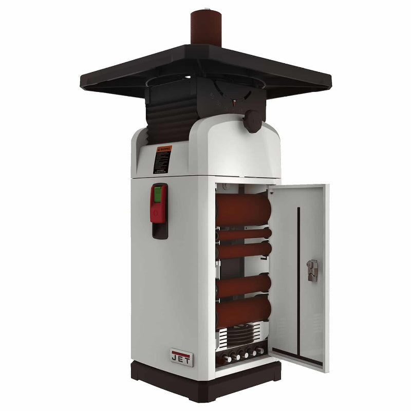 JET JOSS-S Oscillating Spindle Sander Front view when cabin is open