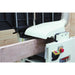 JET JPT_410HH-T Helical Planer Thicknesses with a piece of wood being processed