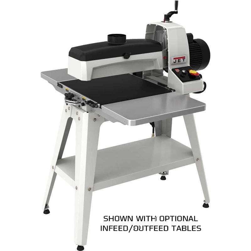 JET JWDS-1836-M Drum Sander Front view, zoomed in